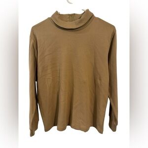 Orvis Tan Knit Turtleneck